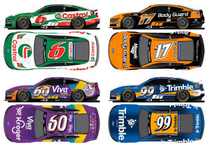 2026 RFK Racing / Daytona Greg Biffle Tribute 4-Car 1/64 Set