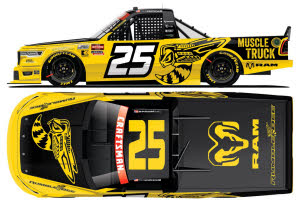 2026 Travis Pastrana #25 RAM Rumble Bee NASCAR Truck 1/24 Diecast