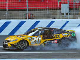 2022 Christopher Bell #20 DEWALT - ROVAL 400 Win / Raced 1/24 Diecast