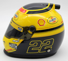 #22 Joey Logano 2022 Shell-Pennzoil 2x NASCAR Cup Champion Mini Helmet