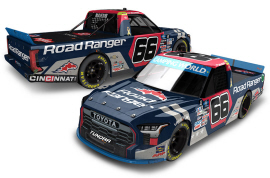 2022 Ty Majeski #66 Road Ranger - Bristol Win / Raced Truck 1/64 Diecast