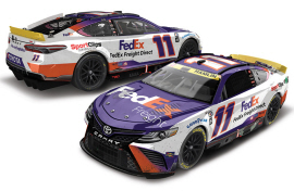 2023 Denny Hamlin #11 FedEx Freight - Bristol Win / Raced 1/24 Diecast