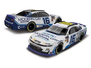 2024 A.J. Allmendinger #16 Modern Day Garage - Las Vegas Win / Raced 1/64 Diecast