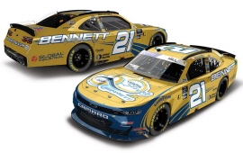 2024 Austin Hill #21 Bennett Transportation - Atlanta Win / Raced 1/64 Diecast