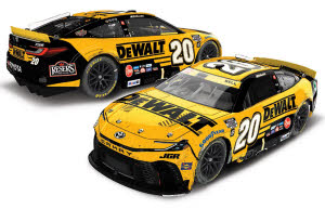 2025 Christopher Bell #20 DEWALT - Bristol Win / Raced 1/64 Diecast