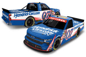 2025 Kyle Larson #07 HendrickCars.com - Homestead Win / Raced Truck 1/24 Diecast
