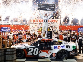 2025 Christopher Bell #20 Mobil 1 - NASCAR All-Star Win / Raced 1/24 Diecast