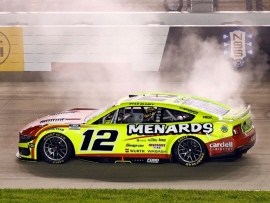 2025 Ryan Blaney #12 Menards - Nashville Win / Raced 1/24 Diecast