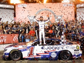 2025 Ross Chastain #1 Jockey - Charlotte Win / Raced 1/24 Diecast