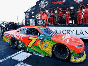 2026 Justin Allgaier #7 BRANDT - Martinsville Win / Raced 1/24 Diecast