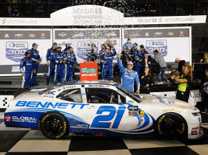 2026 Austin Hill #21 Bennett Transportation - Daytona Win / Raced 1/24 Diecast