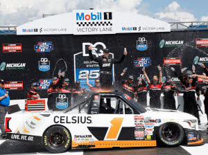 2026 Corey Heim #1 CELSIUS - Michigan Win / Raced Truck 1/24 Diecast