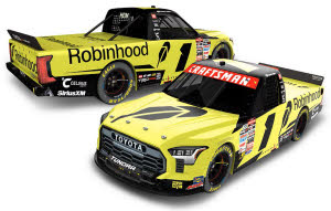 2026 Corey Heim #1 Robinhood - Rockingham Win / Raced Truck 1/24 Diecast