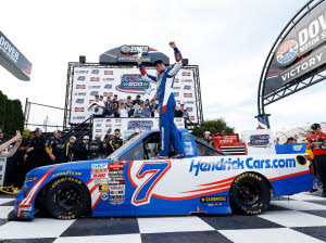 2026 Kyle Busch #7 HendrickCars.com - Dover Win / Raced Truck 1/24 Diecast