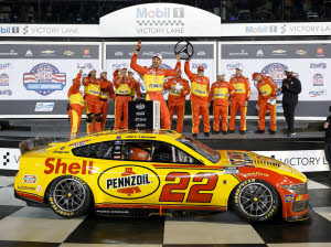 2026 Joey Logano #22 Shell-Pennzoil - Daytona Duel Win / Raced 1/64 Diecast