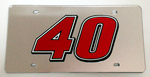 #40 Chip Ganassi Racing - Laser Tag / Mirror License Plate
