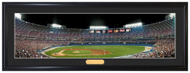 Atlanta Braves / Batter Up at Fulton Stadium - Framed Panoramic