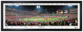 St. Louis Cardinals 2011 World Series Game 1 - Framed Panoramic
