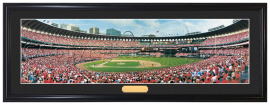 St. Louis Cardinals / Last Pitch at Busch Memorial Stadium - Framed Panoramic
