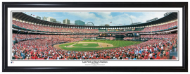 St. Louis Cardinals / Last Pitch at Busch Memorial Stadium - Framed Panoramic