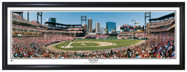 St. Louis Cardinals / First Pitch New Busch Stadium - Framed Panoramic