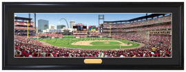 St. Louis Cardinals / Inaugural Game New Busch Stadium - Framed Panoramic