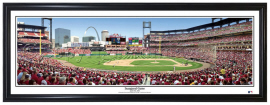 St. Louis Cardinals / Inaugural Game New Busch Stadium - Framed Panoramic
