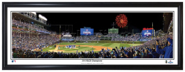 Chicago Cubs 2016 NLCS Champions / Wrigley Field - Framed Panoramic