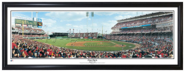 Cincinnati Reds / First Pitch Great American Ball Park - Framed Panoramic