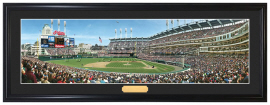 Cleveland Indians / First Pitch Jacobs Field - Framed Panoramic