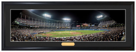 Cleveland Indians / Last Night Municipal Stadium - Framed Panoramic