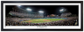 Cleveland Indians / Last Night Municipal Stadium - Framed Panoramic