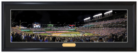 Chicago Cubs 2016 World Series Champions - Framed Panoramic