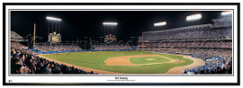 Los Angeles Dodgers / 3rd Inning Dodger Stadium - Framed Panoramic