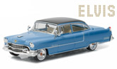 Elvis Presley 1955 Cadillac Fleetwood Series 60 Blue 1/18 Diecast
