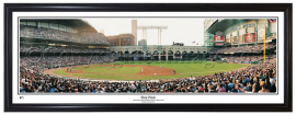 Houston Astros / First Pitch at Enron Field - Framed Panoramic
