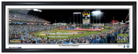 Kansas City Royals 2015 World Series Champions - Framed Panoramic