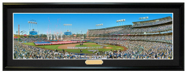 Los Angeles Dodgers 2017 World Series Game 1 - Framed Panoramic