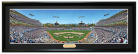 Los Angeles Dodgers / Opening Day at Dodger Stadium - Framed Panoramic