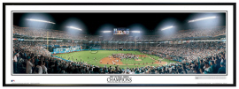 Florida Marlins 1997 World Series Champions - Framed Panoramic