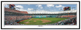 Florida Marlins / Strike One at Joe Robbie Stadium - Framed Panoramic