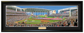 Miami Marlins / Inaugural Game at Marlins Park - Framed Panoramic
