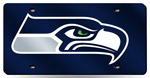 Seattle Seahawks - Blue NFL Laser Tag License Plate