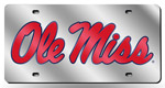 University of Mississippi Ole Miss - NCCA Laser Tag License Plate