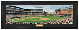 Baltimore Orioles / Whos at Bat? Camden Yards - Framed Panoramic