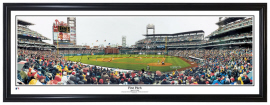 Philadelphia Phillies / First Pitch at Citizens Bank Park - Framed Panoramic