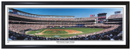 San Diego Padres 1998 NL Champs / Qualcomm Stadium - Framed Panoramic