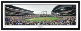 Seattle Mariners / First Pitch at Safeco Field - Framed Panoramic