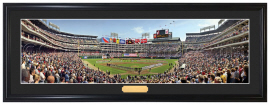 Texas Rangers / The Ballpark Opening Day - Framed Panoramic