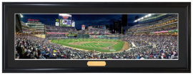 Minnesota Twins / Night Game at Target Field - Framed Panoramic